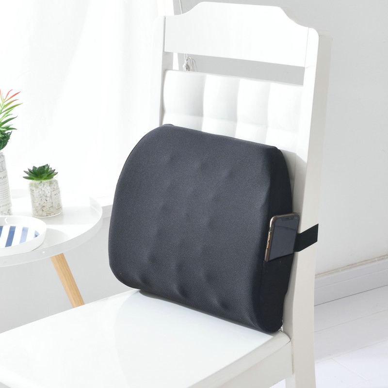 Massage Point Waist With Bird Eye Cloth Memory Foam Back Cushion